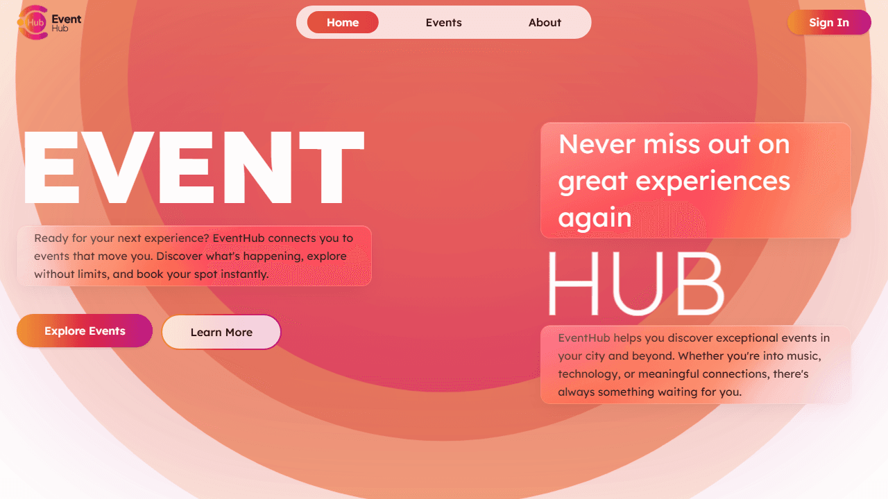 Event Hub preview